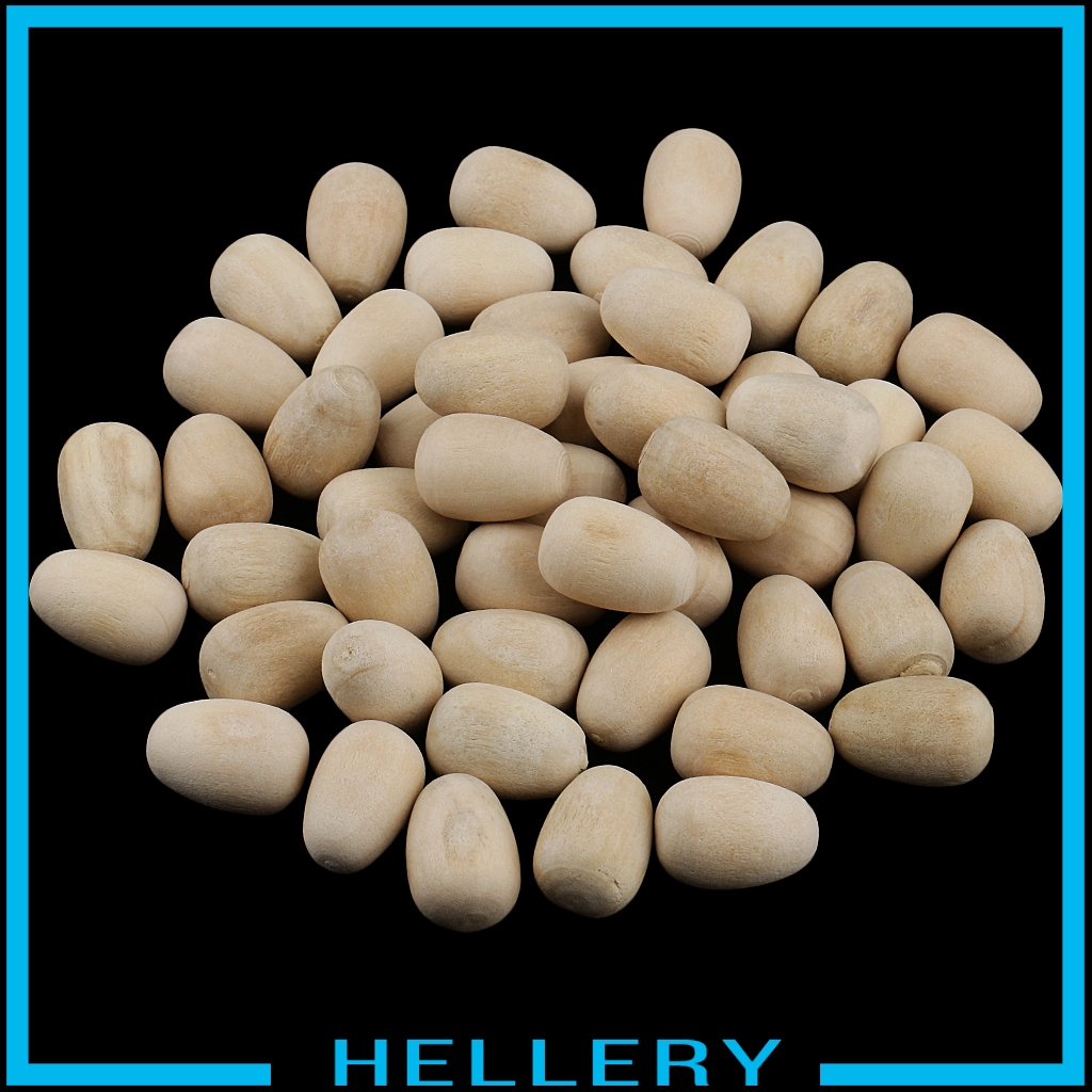 Bộ 50 Quả Trứng Gỗ Dùng Trang Trí Lễ Phục Sinh