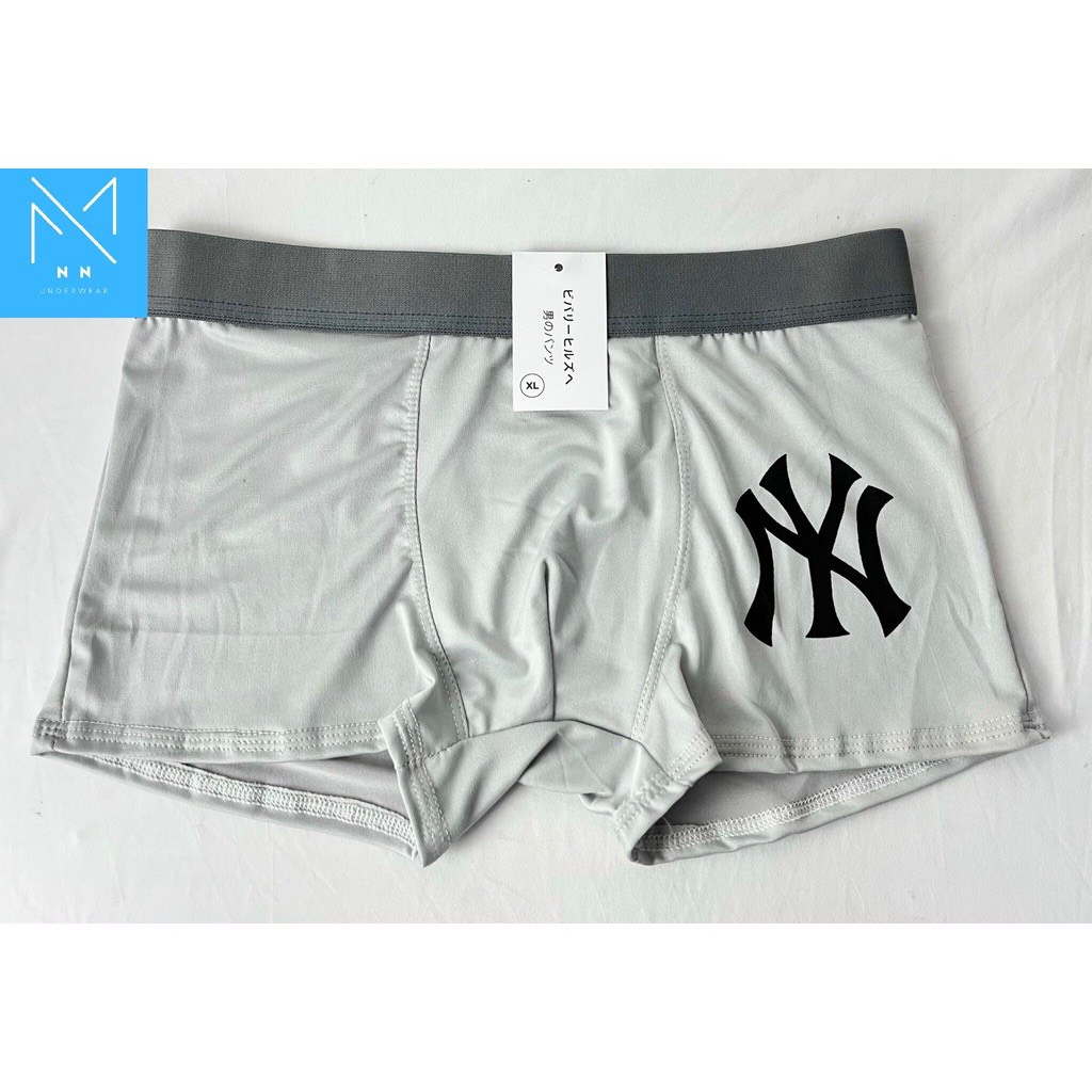 [ SIÊU RẺ ] Quần lót Nam boxer đùi chữ NY thoáng mát, mềm mại