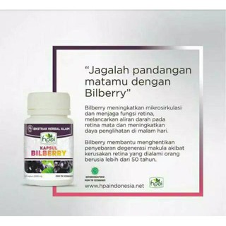 Dụng cụ y tế chăm sóc mắt Bilberry HPAI