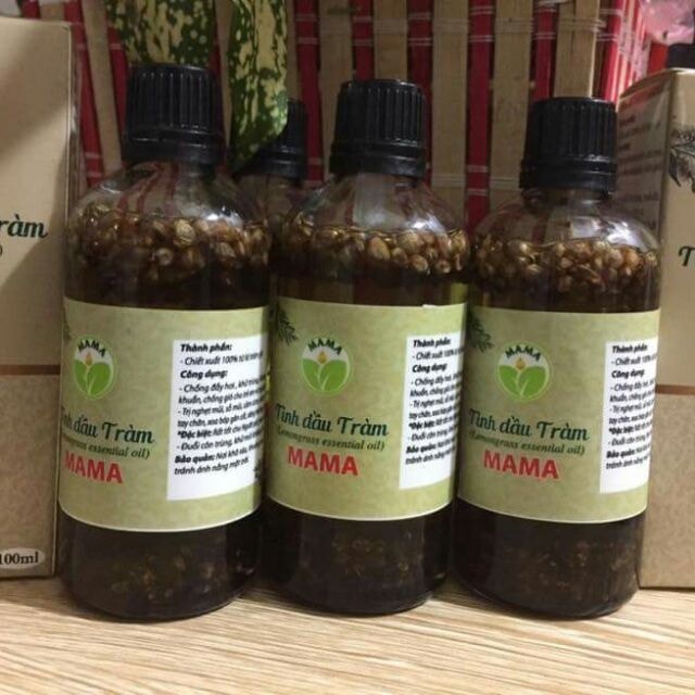 Combo Tinh dầu Tràm 50ml + 10 khăn yếm