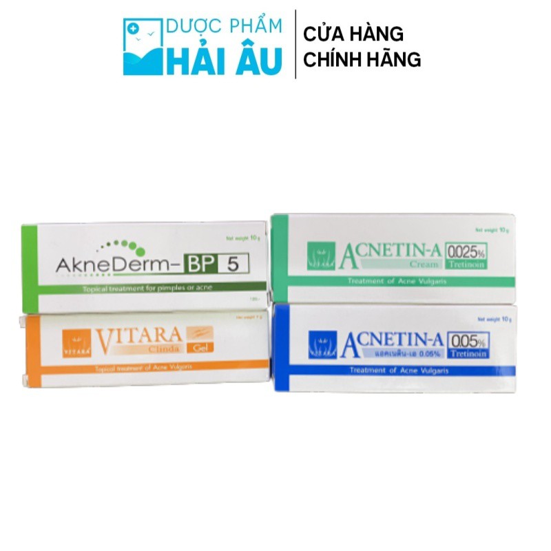 Gel giảm mụn ẩn, chống lão hóa Tretinoin Acnetin A Vitara Aknederm Cream 10g | BigBuy360 - bigbuy360.vn