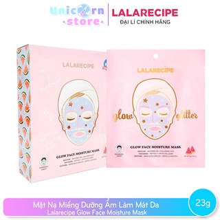 Mặt Nạ Miếng Dưỡng Ẩm Làm Mát Da Lalarecipe Glow Face Moisture Mask 23g