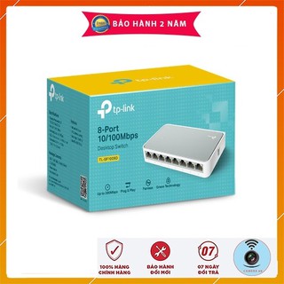 Bộ Chia Tín Hiệu Để Bàn 5/8 cổng 10/100Mbps TL-SF1008D - Hàng Chính Hãng 24 THÁNG
