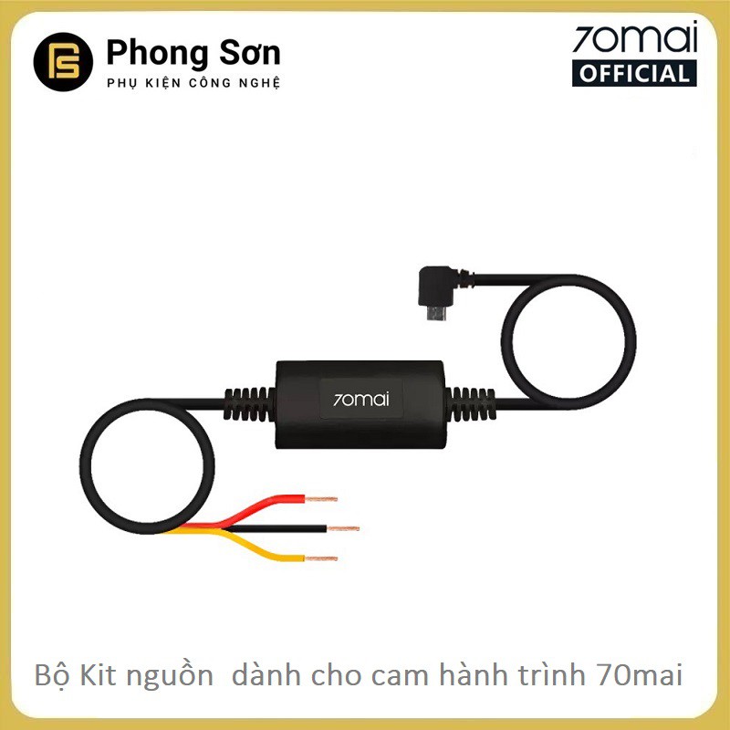 Dây nguồn Hardware Kit 70mai , đấu trực tiếp điện cho Camera hành trình 70mai Dash Cam A800 -Bảo Hành 06 Tháng | BigBuy360 - bigbuy360.vn