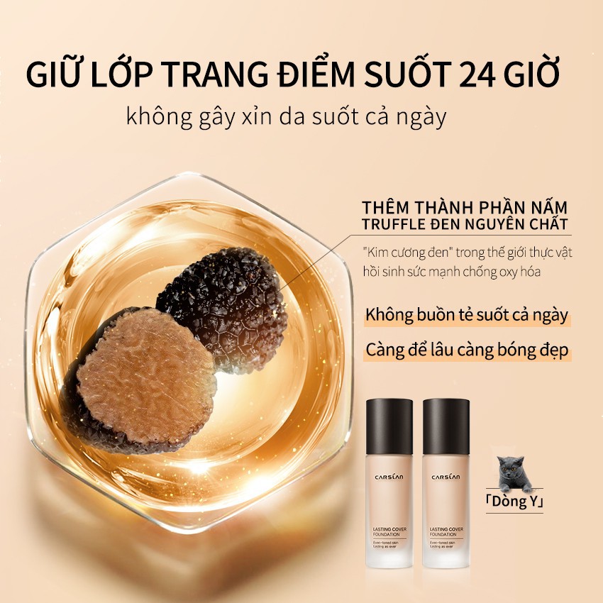 Kem Nền Carslan Dạng Lỏng Kiểm Soát Dầu Lâu Trôi Chống Thấm Nước Suốt 24h 30g | BigBuy360 - bigbuy360.vn