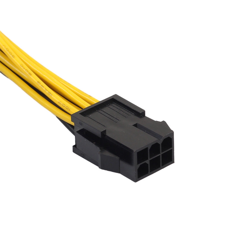 Cáp chuyển đổi nguồn PCI-E 6 chân sang 2 đầu 6 chân + 8 chân