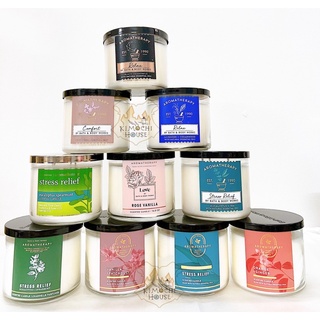 Nến thơm ba bấc Bath body work dòng thư giãn