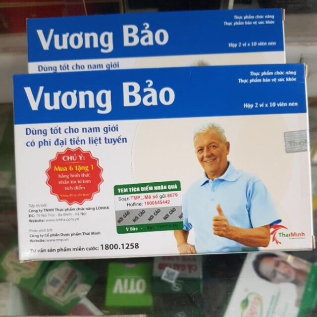 Vương Bảo - Hộp 20 viên và lọ 80 viên