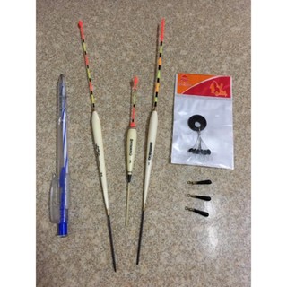 Bộ 3 phao câu chắn sóng cao cấp tặng 3 ghim và 1 gói 6 hột chặn phao