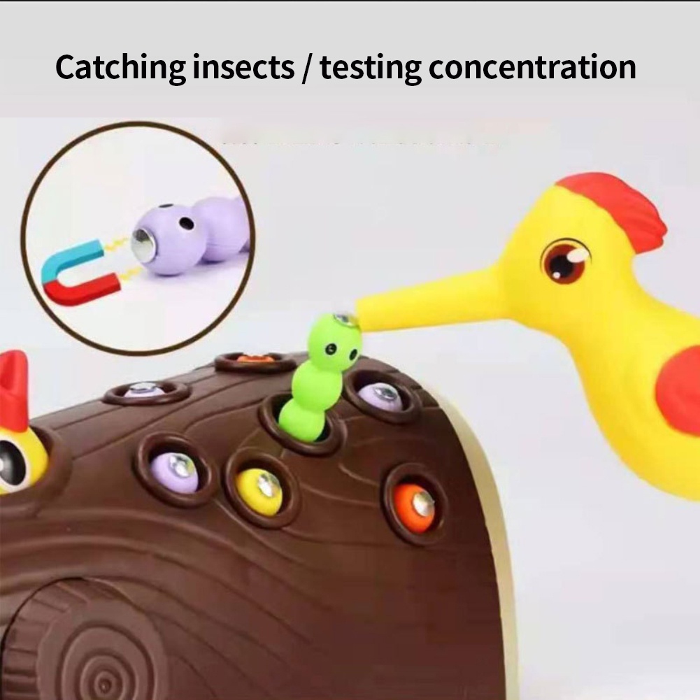 Đồ chơi trẻ em Chim Gõ Kiến Bằng Nam Châm Cho Bé