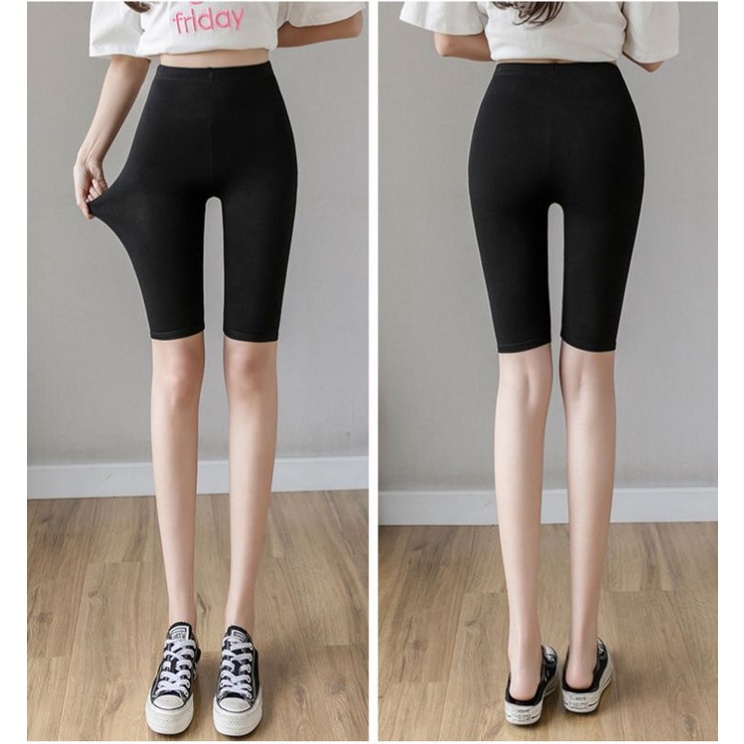 Quần Legging Thái Ngố Chất Cotton Túi Zip Cao Cấp