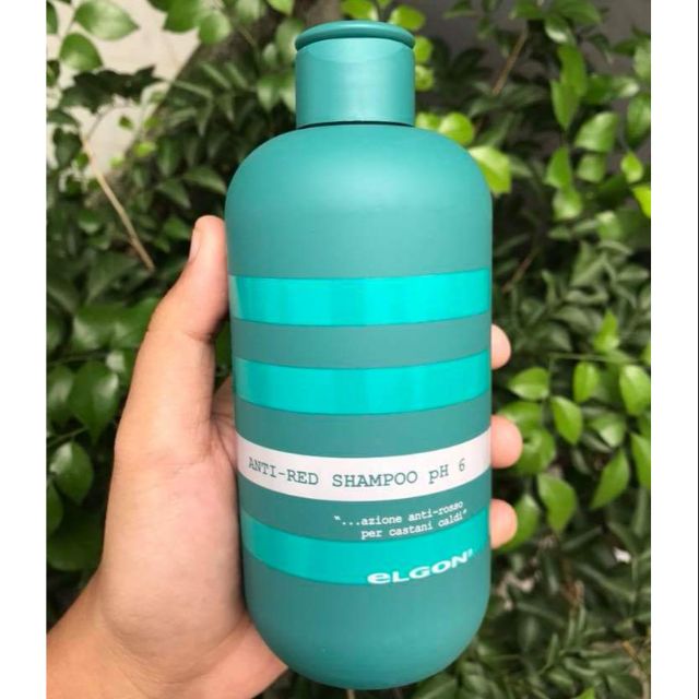 DẦU GỘI ELGON GREEN KHỬ ÁNH ĐỎ CAM COLORCARE ANTI RED SHAMPOO 300ML