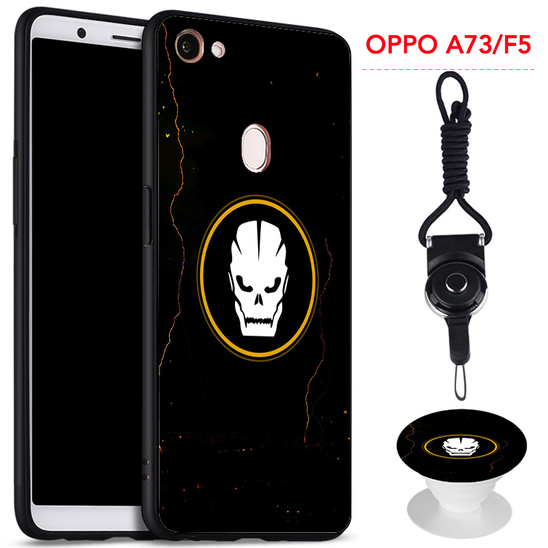 Ốp Lưng Silicon Bảo Vệ Toàn Diện Cho Oppo F5 / A73 Giá Đỡ | BigBuy360 - bigbuy360.vn