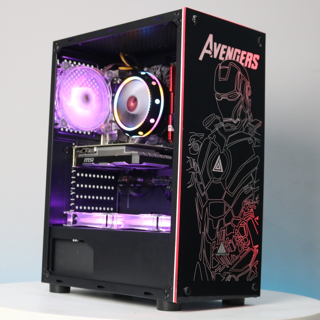 Cây máy tính chơi game Core I3 10100F / Ram 8G / VGA RX580 8G