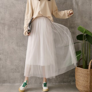 Chân Váy Nữ Váy Lưới Tutu Xòe 4 lớp