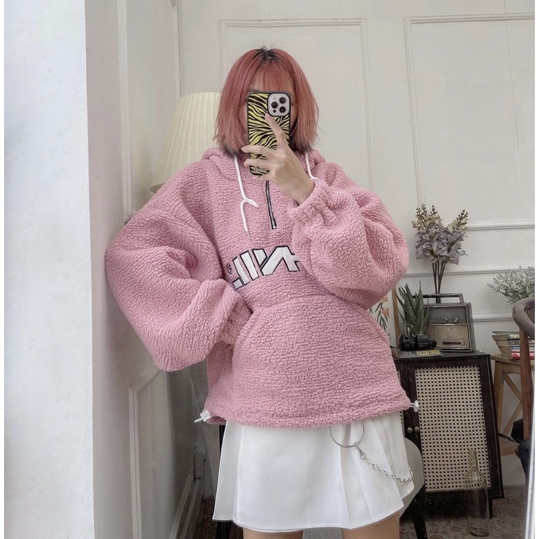 Hoodie vải Lông Cừu OhNil
