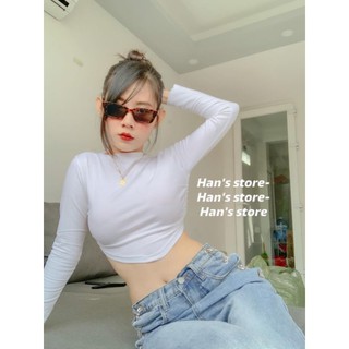 Áo kiểu hở lưng tay dài