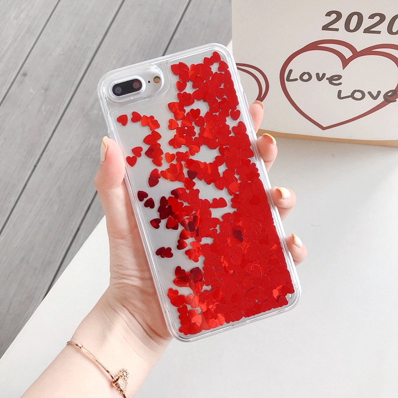 Ốp điện thoại silicon kim tuyến cát chảy cho Iphone 12 11 Pro Max Mini X XR XS Max 8 7 Plus + SE 2020