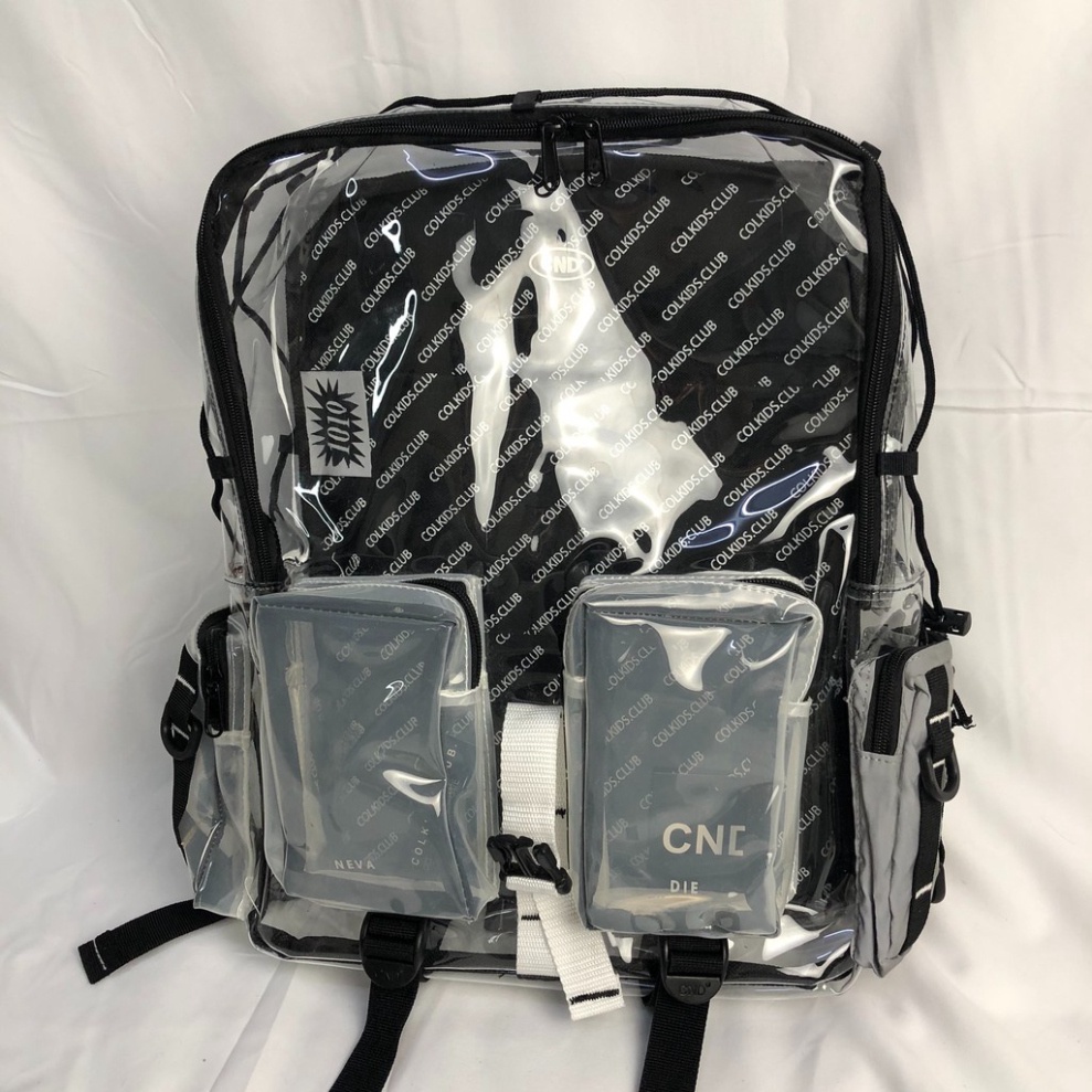 Balo CND Colkids Club SS5 nhựa Trong Suốt tặng móc khoá và Full Tag + giấy thơm
