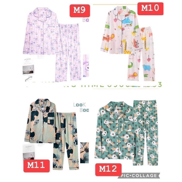 Bộ pịjama thu đông
