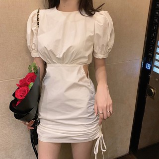 Order_Váy body khoét eo dây rút, váy sexy