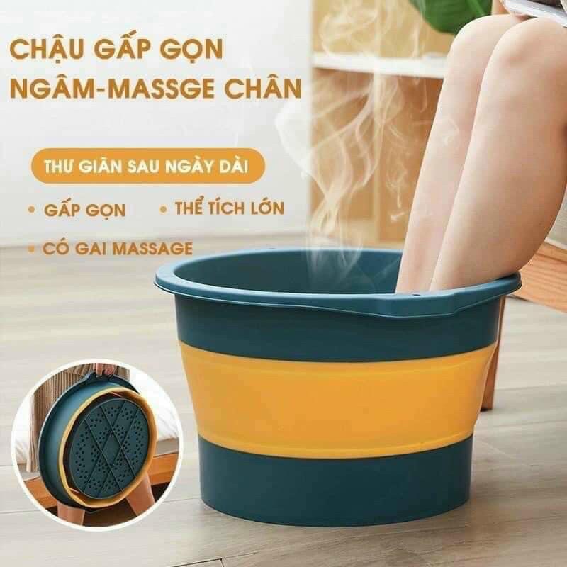 Chậu ngâm chân gấp gọn tiện lợi