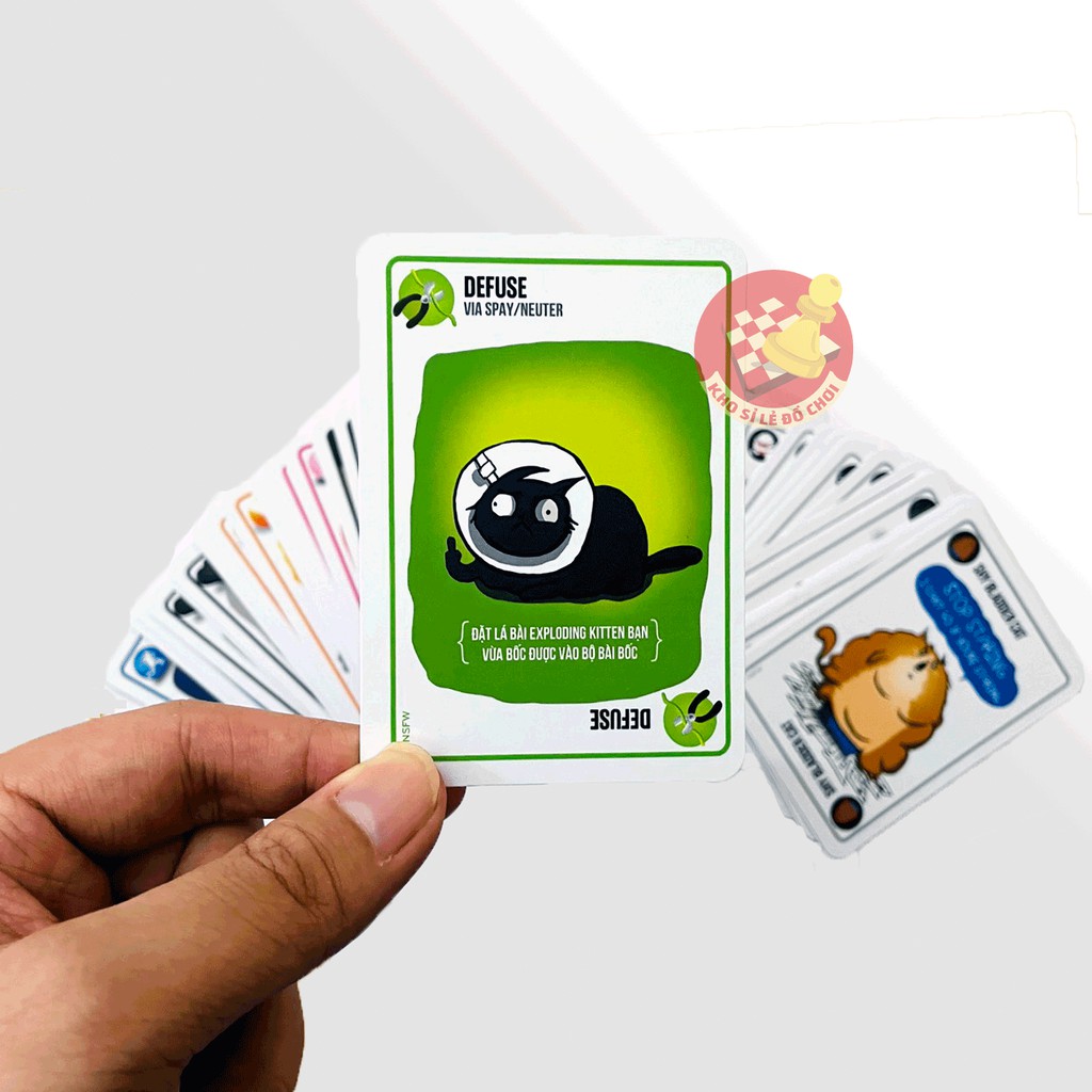 Mèo Nổ 16+ tiếng việt (bản cơ bản) - Boardgame Exploding Kittens