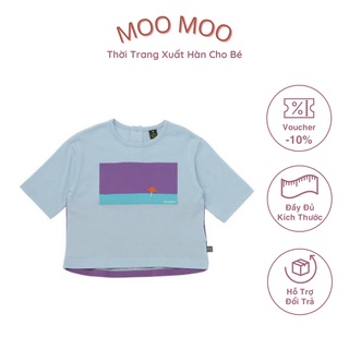 Áo thun cộc tay moimoln hai màu, chất cotton thoáng mát