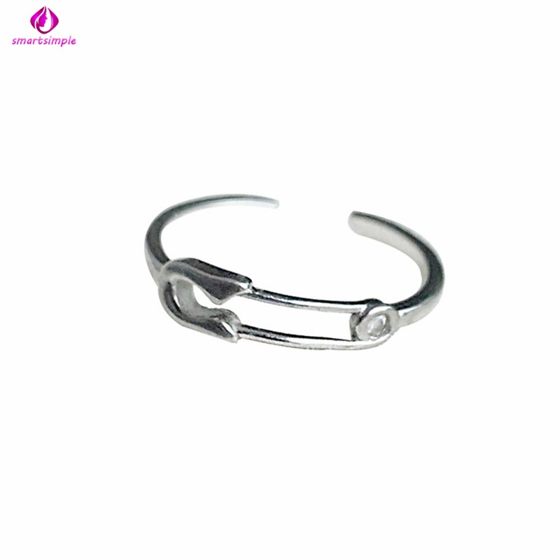 Nhẫn Mở Đính Đá Zircon Sáng Tạo Cho Nữ