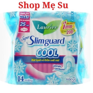 Băng vệ sinh Laurier Slimguard Cool 14 miếng 25cm