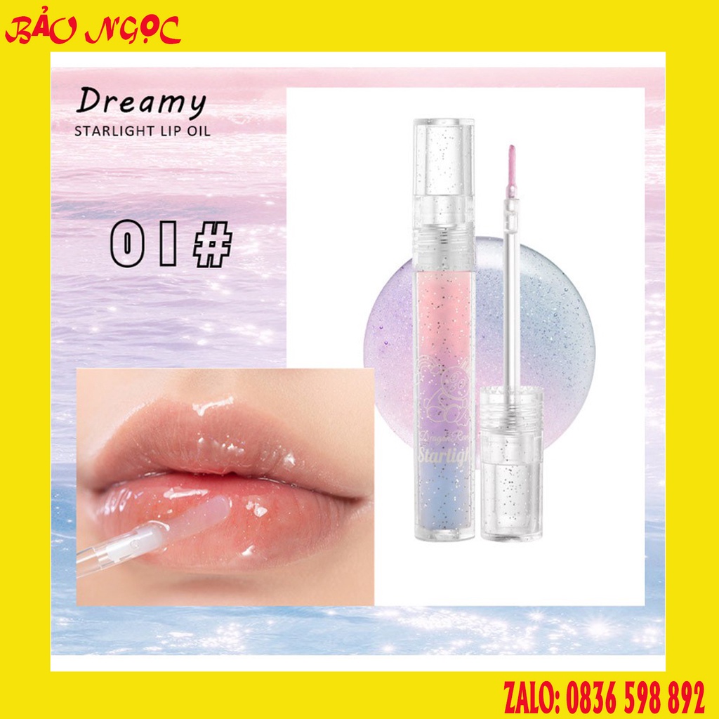 🍭 Son Tint Nhũ Bóng Dưỡng Môi 3 Tầng Siêu Lạ Starlight Lip Oil 🍭