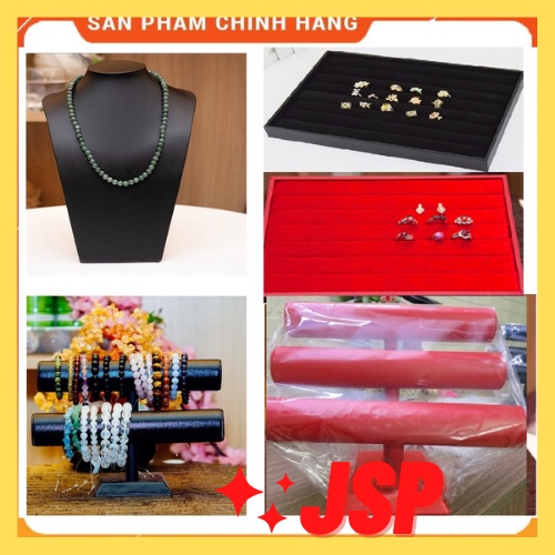 Khay nhung đựng nhẫn trang sức phụ kiện khay nhẫn nhung cao cấp 24cmx16cm