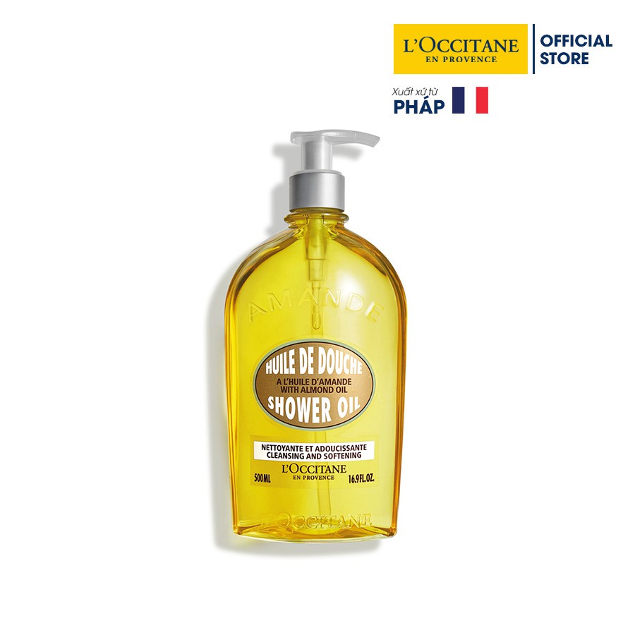 Dầu tắm Hạnh Nhân Almond shower oil 500ml L'occitane