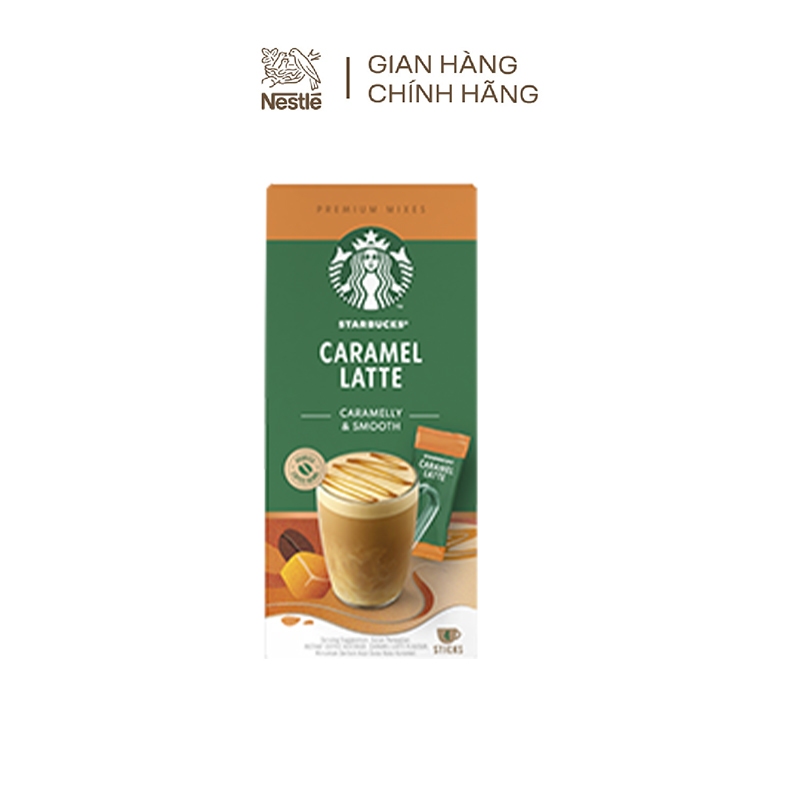 Combo 2 Hộp Cà phê hòa tan cao cấp Starbucks® Caramel Latte
