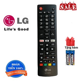 Điều khiển tivi LG các dòng tv LG AKP75095315 - Hàng chuẩn, remote, bấm từ xa tivi lg thông minh,smart,led,lcd