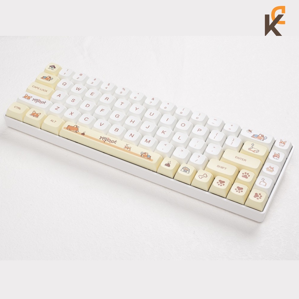 Keycap Corgi Shiba Inu PBT XDA Profile Dành Cho Bàn Phím Cơ