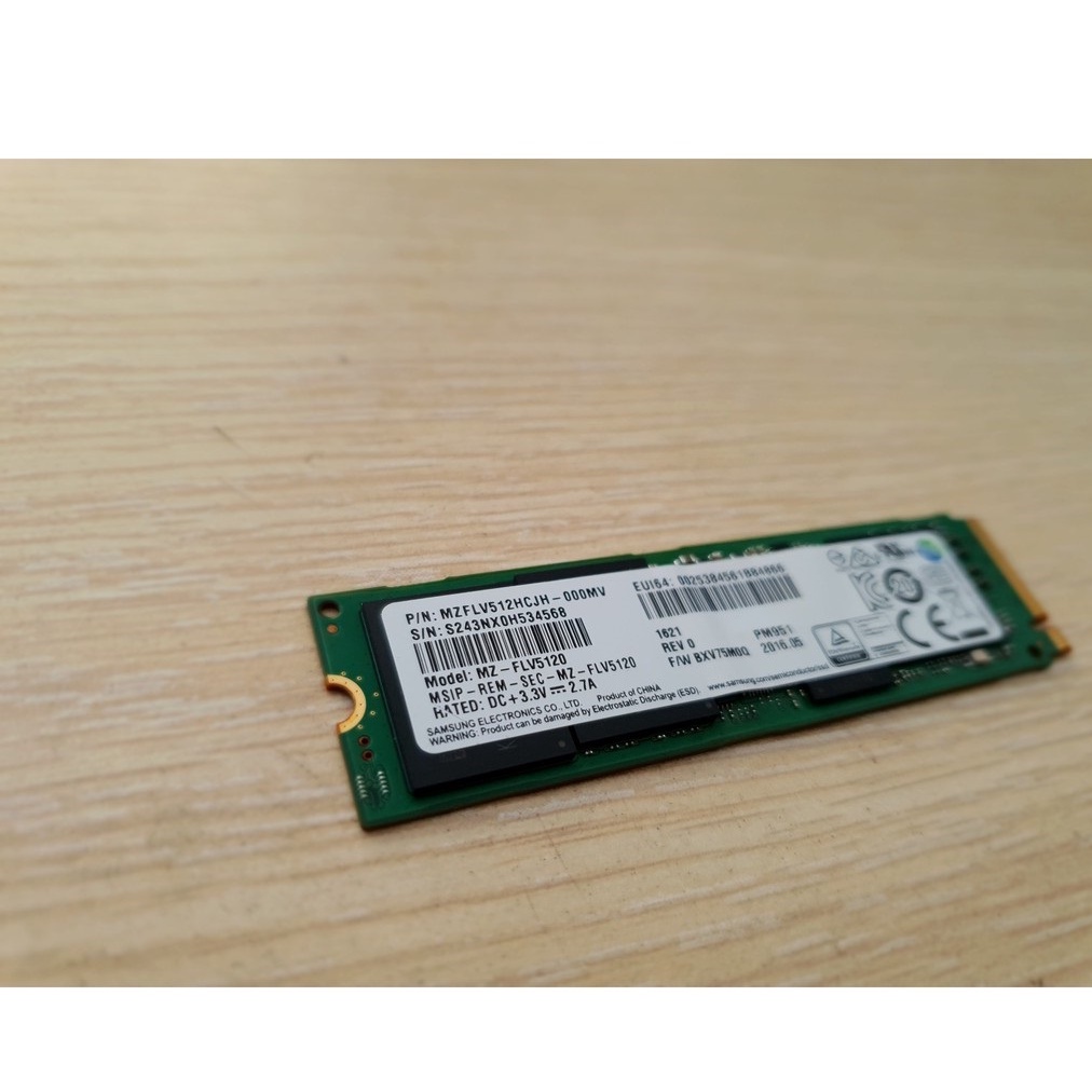 Ổ cứng laptop NVME 512GB SSD samsung chuẩn M2 2280 tốc độ cao