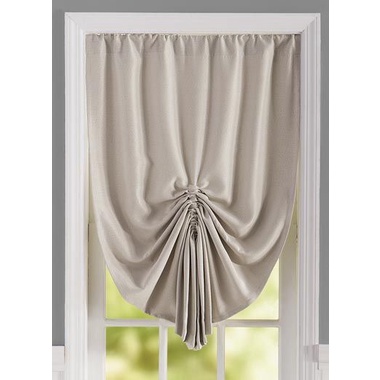 Set 2 rèm cửa trang trí rèm vải canvas