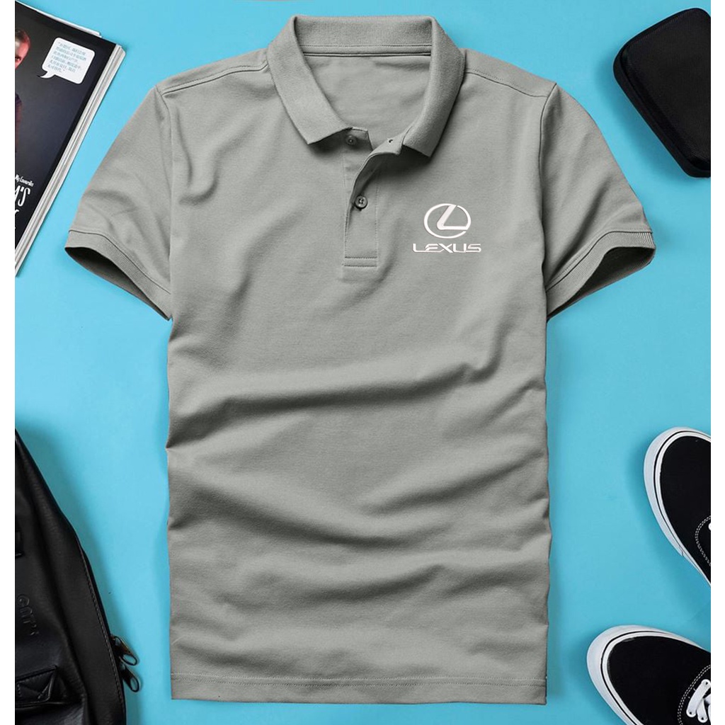 |LOGO THÊU| Áo thun Polo LEXUS Cao Cấp - Polo có cổ Logo Hãng Xe Ô tô nhiều màu Sang Trọng