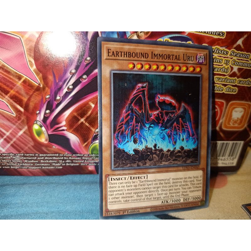 [KN yugioh shop] thẻ bài: Earthbound Immortal Uru - LDS3-EN043 - Common 1st Edition