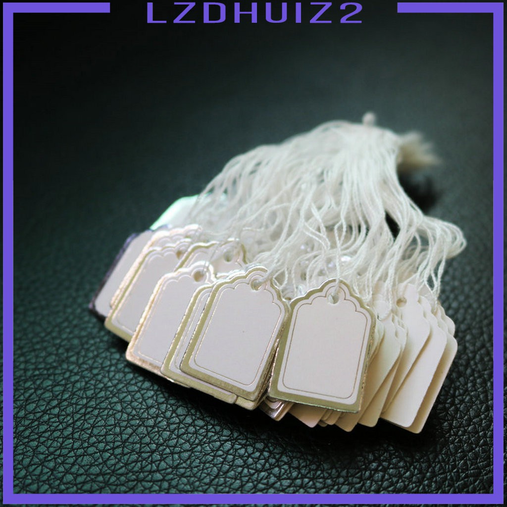 Set 500 Nhãn Đánh Dấu Trang Sức Les Fleurs Kèm Dây