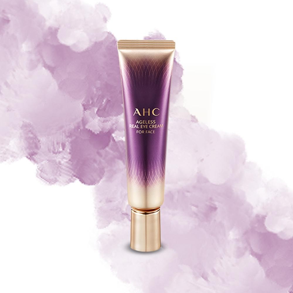 Kem chống nhăn  quầng mắt AHC ageless real eye cream for face( hàng chính hãng)