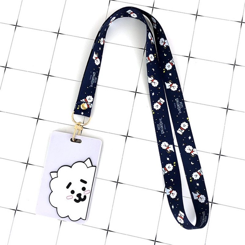 KPOP BTS Line BT21 Cartoon Student Bus Card Meal Card ID Card Cover Card Holder Travel Passport Holder