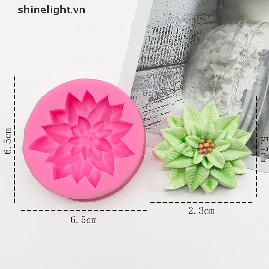 1 Khuôn Silicon Làm Bánh Hình Chiếc Lá DIY