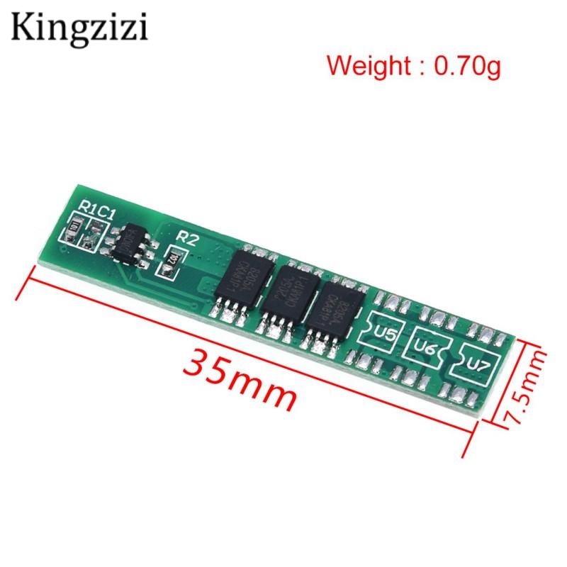 Bảng mạch bảo vệ pin 1S 7.5A 10A 15A 3.7V LI-ION 3 4 6MOS BMS PCM cho pin Lithium Lion 18650