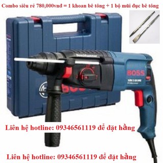 Máy khoan búa BOSS GBH 2-26 DFR Professional 800W