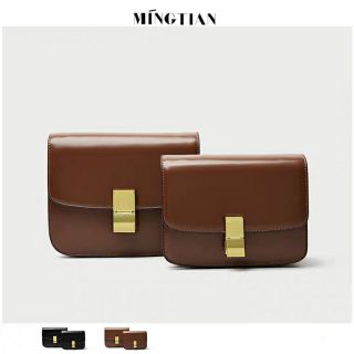 (Order) Ảnh thật Túi đeo chéo da Mingtian