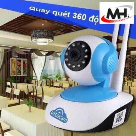 GIẢM 30% Vitacam VT1080 - Camera Ip Wifi 1080P - 2.0Mpx Full HD - Xoay 355 độ, đàm thoại 2 chiều