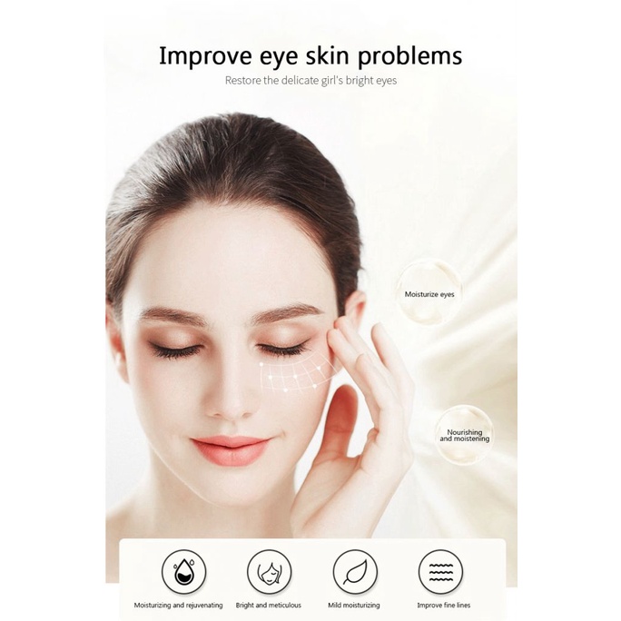 [Hàng mới về] Set 60 mặt nạ mắt dưỡng ẩm loại bỏ quầng thâm chăm sóc da chống lão hóa