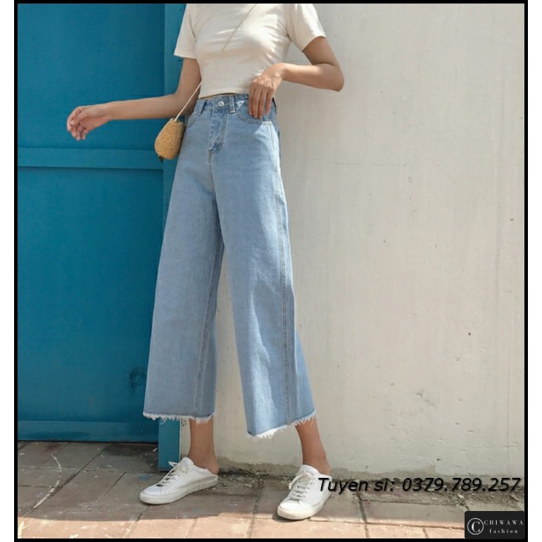[Sỉ] Quần jean nữ baggy giá rẻ TA10